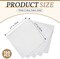 150 Pcs Precut Charm Packs Cotton Fabric Squares 2.5 x 2.5 Inch(White)